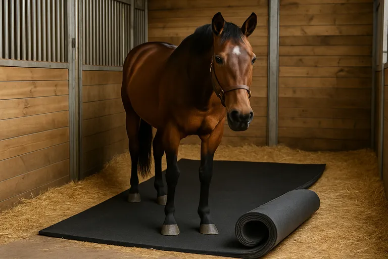 Waarom kiezen voor rubberen stalmatten?